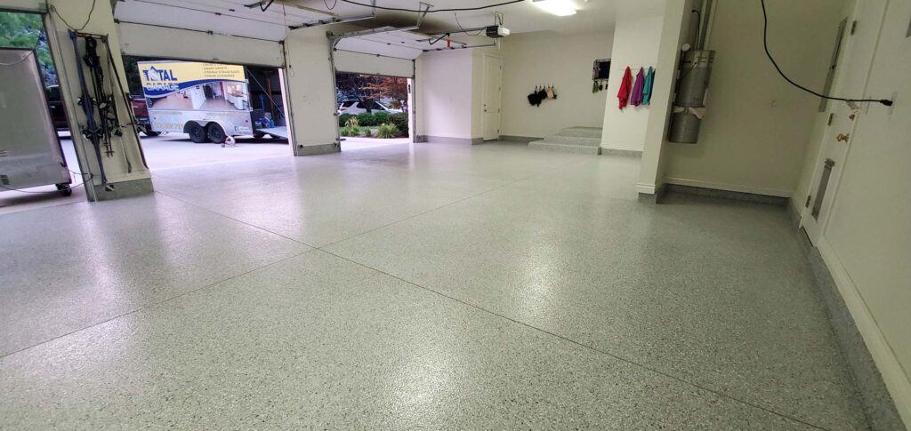 Epoxy garage floors installation in Idaho by The Total Garage